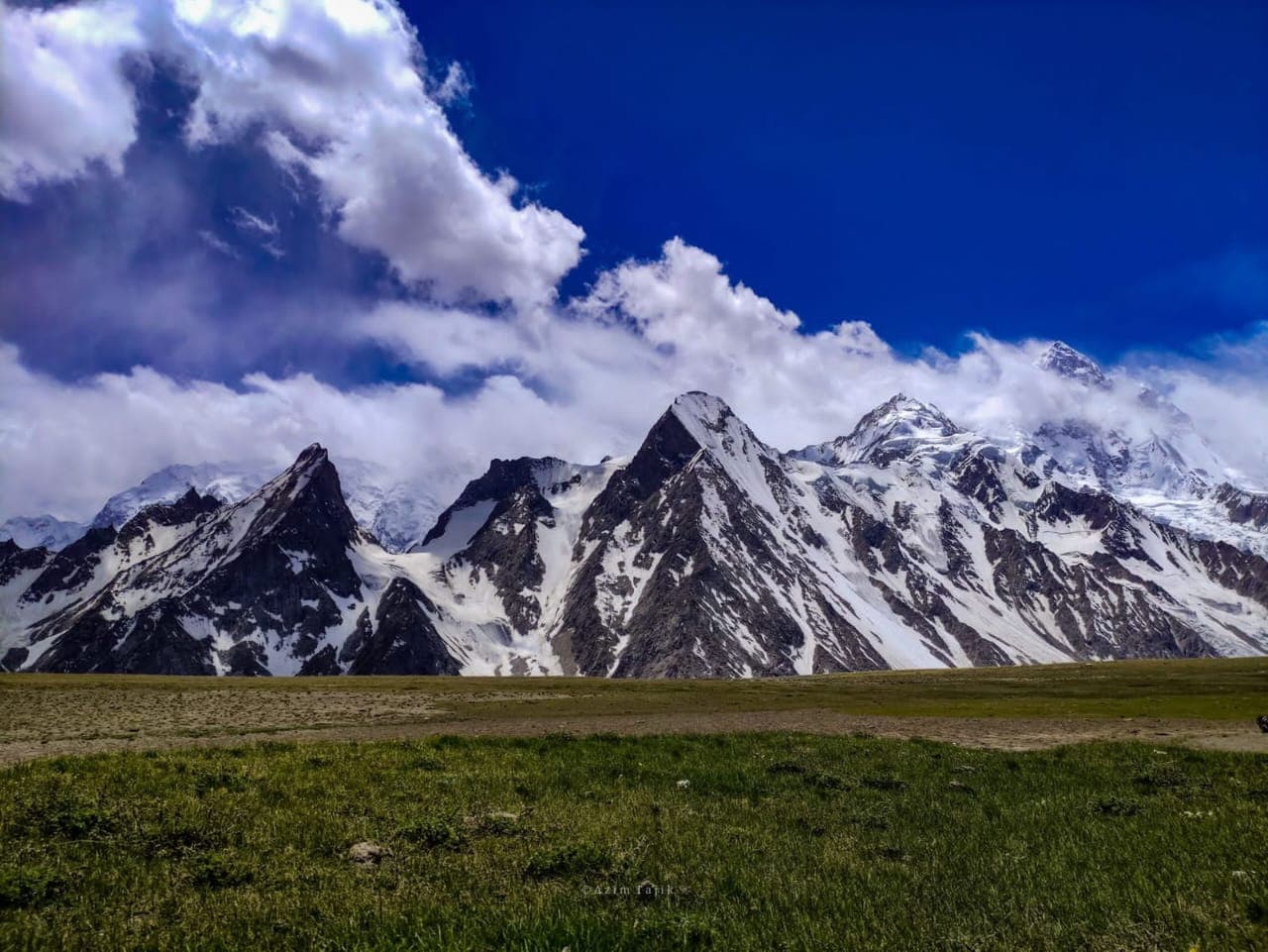Batura mountain landscape