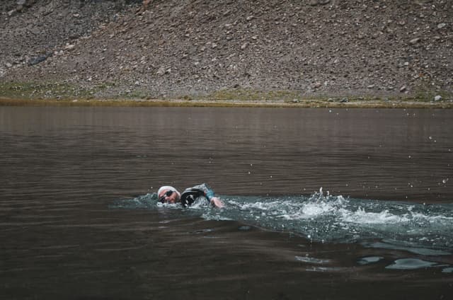 Swimming in Borith Lake