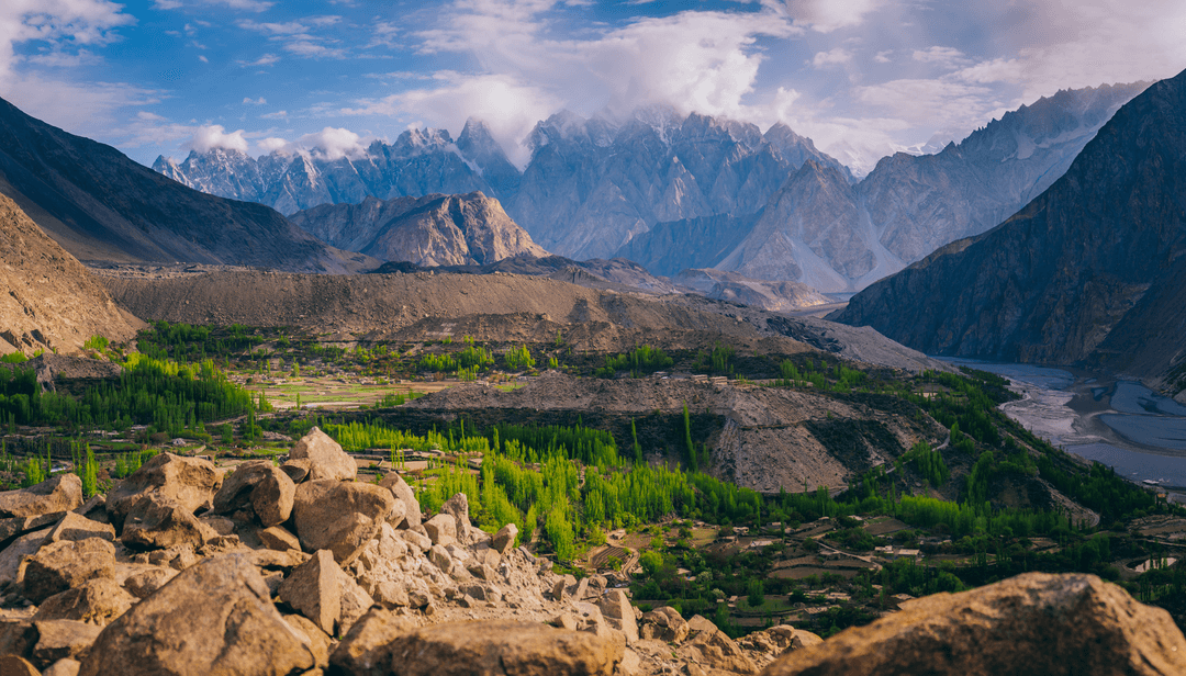 Passu Cones view from Gulmit