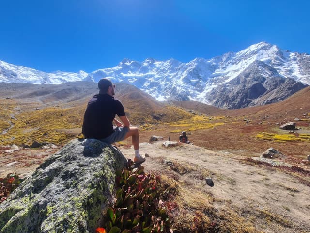 Resting at Nanga Parbat bc