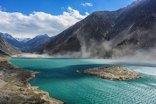 Satpara Lake in Summers