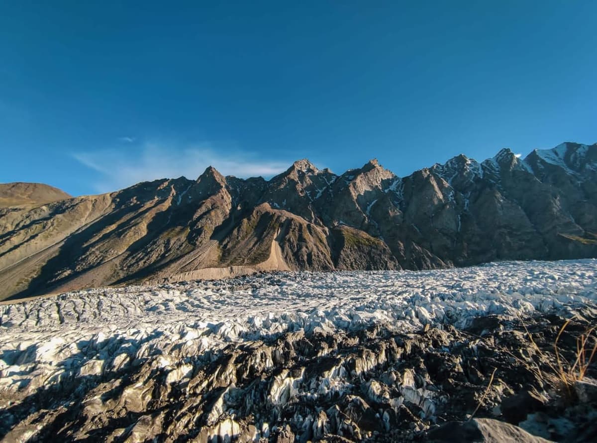 Patundas trek Glacier crossing